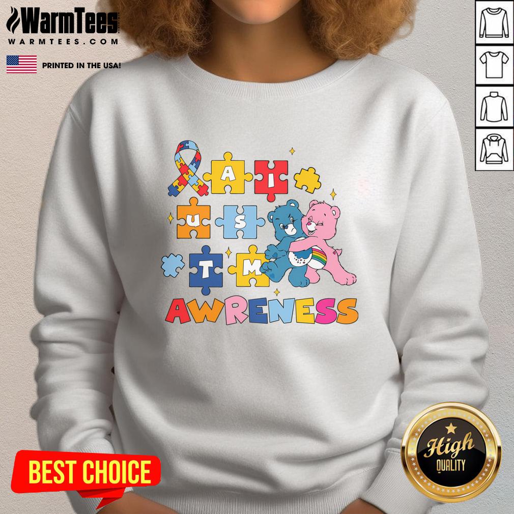 Nice Bears Autism Awareness Autism Puzzle Pieces T-Shirt - Image 5