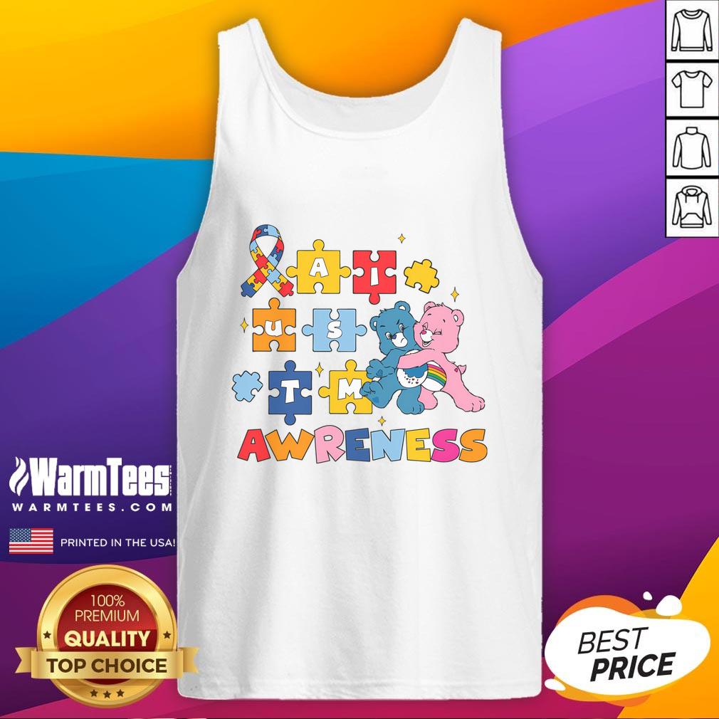 Nice Bears Autism Awareness Autism Puzzle Pieces T-Shirt - Image 4