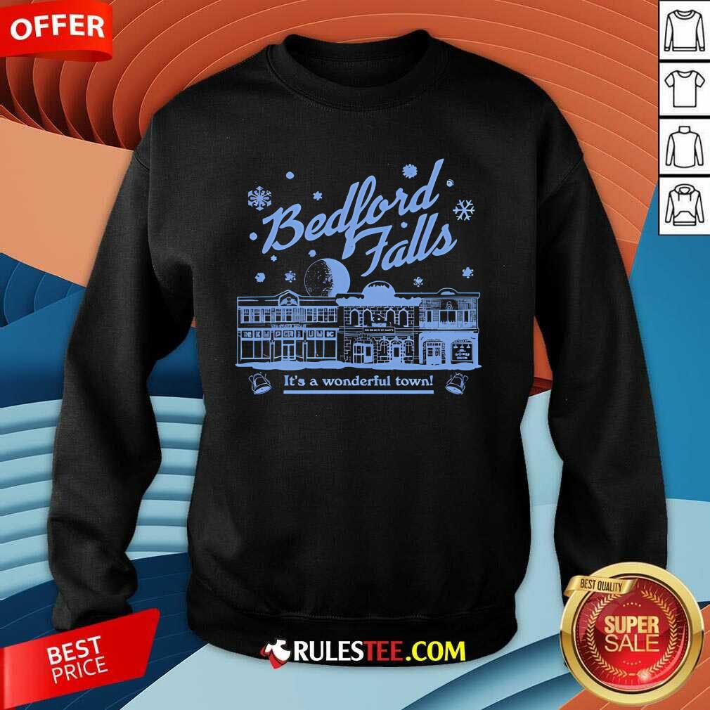 Nice Bedford Falls Is Wonderful T-Shirt - Image 3