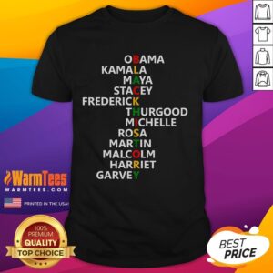 Nice Black History Month Leaders Black History Month T-Shirt