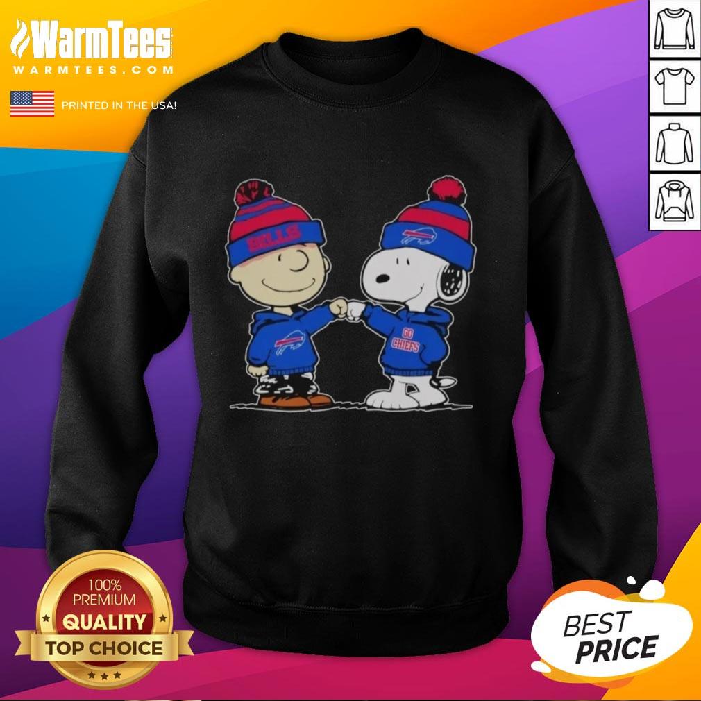 Nice Buffalo Bills Snoopy And Charlie Brown Best Friends T-Shirt - Image 5
