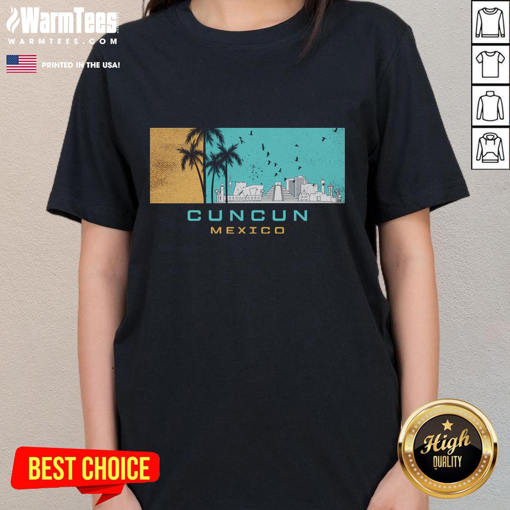 Nice Cancun Mexico Family Vacation T-Shirt - Image 3
