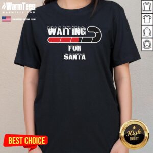 Alternative view of Nice Candy Cane Waiting For Santa T-Shirt