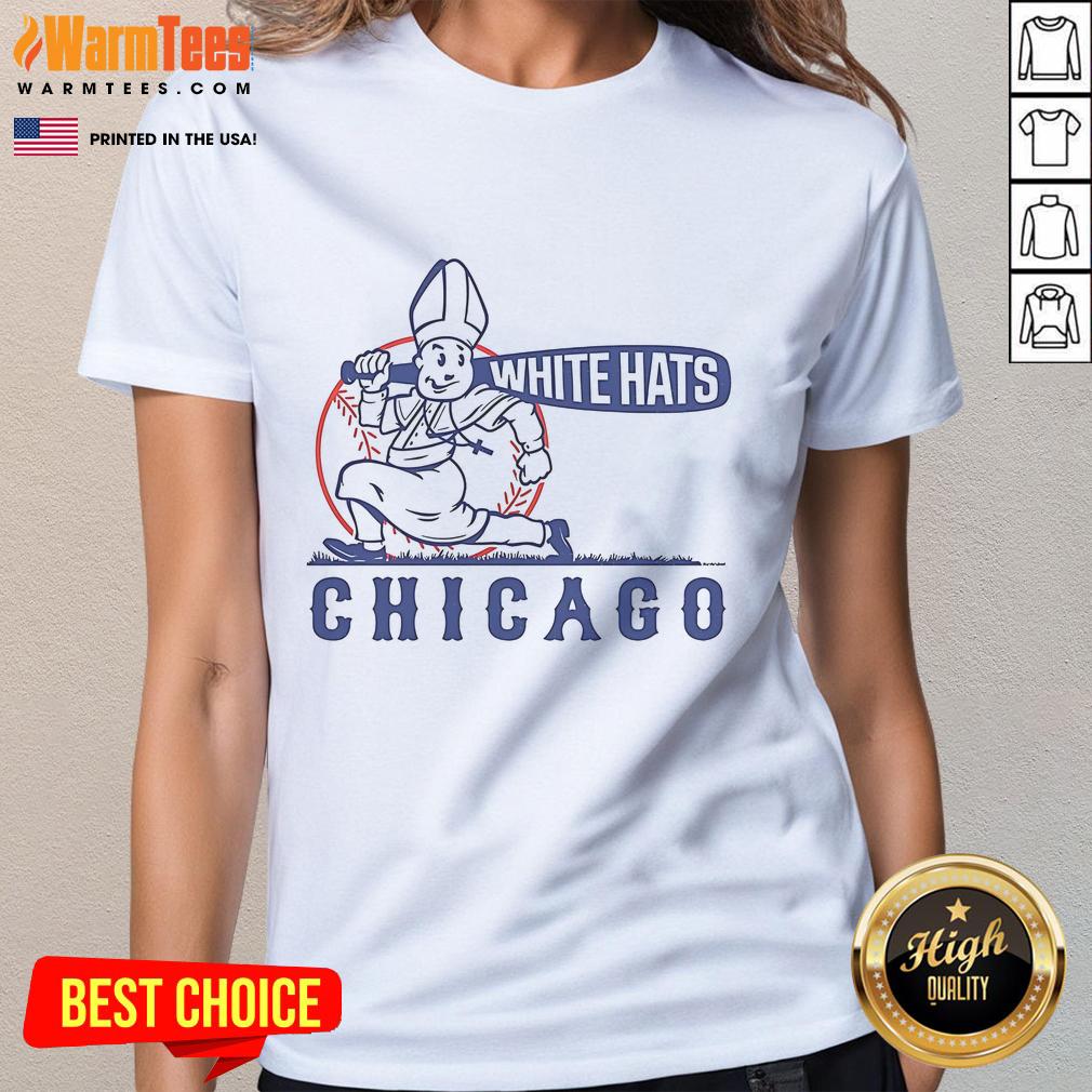 Nice Chicago White Hats T-Shirt - Image 3