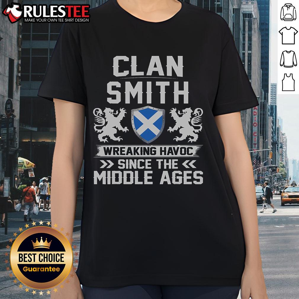 Nice Clan Smith Scottish Family Scotland Mothers Day Fathers T-Shirt - Image 3