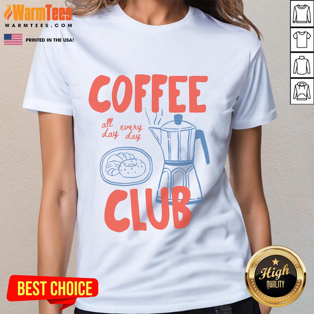 Nice Coffee Club Retro Coffee Lover T-Shirt - Image 3