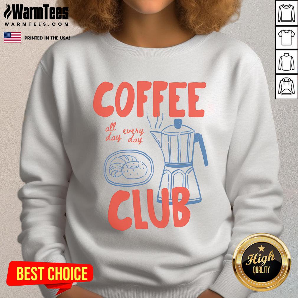 Nice Coffee Club Retro Coffee Lover T-Shirt - Image 5