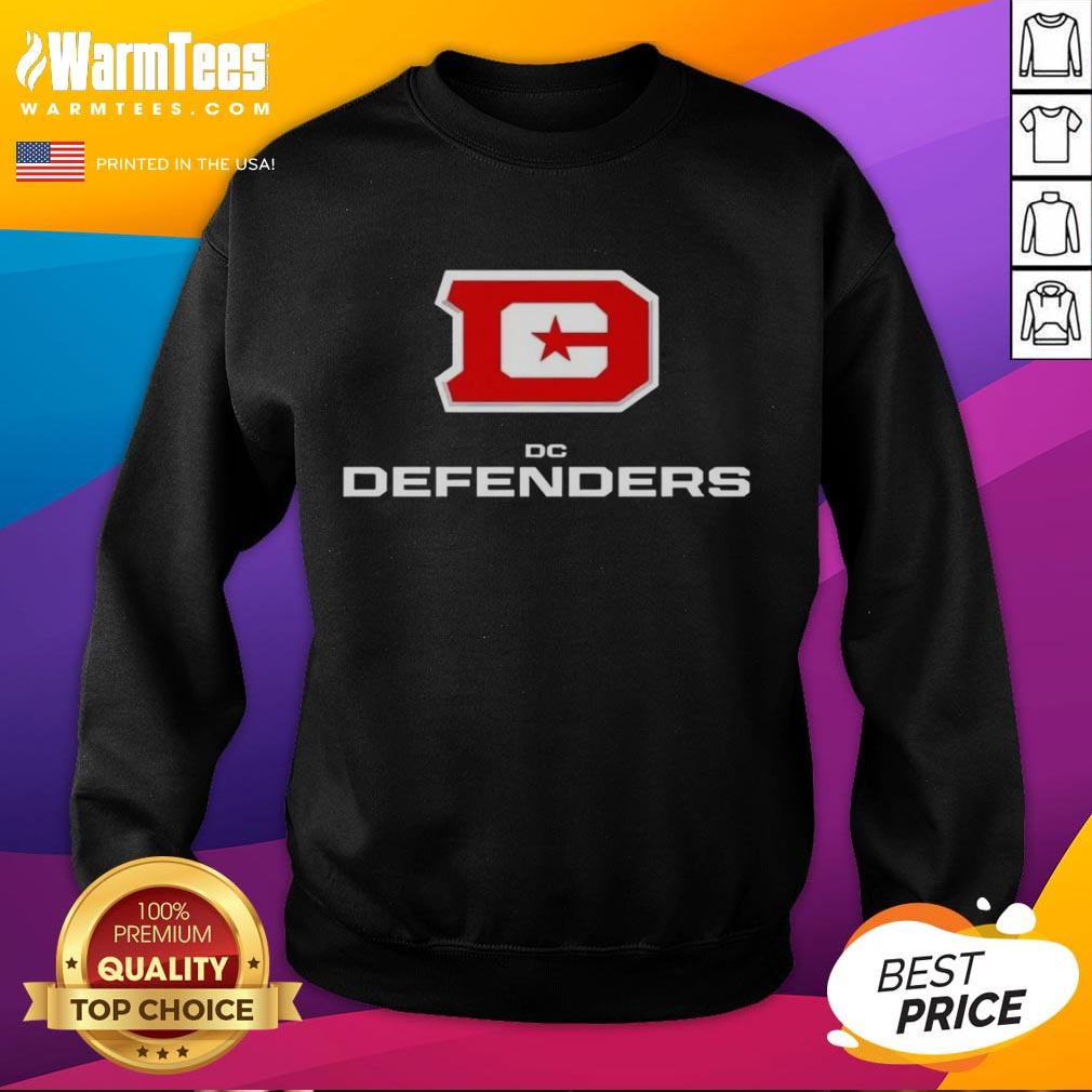 Nice DC Defenders Lockup Logo T-Shirt - Image 5