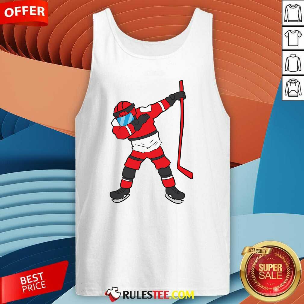 Nice Dabbing Hockey Player Hockey Son Ice Hockey T-Shirt - Image 3