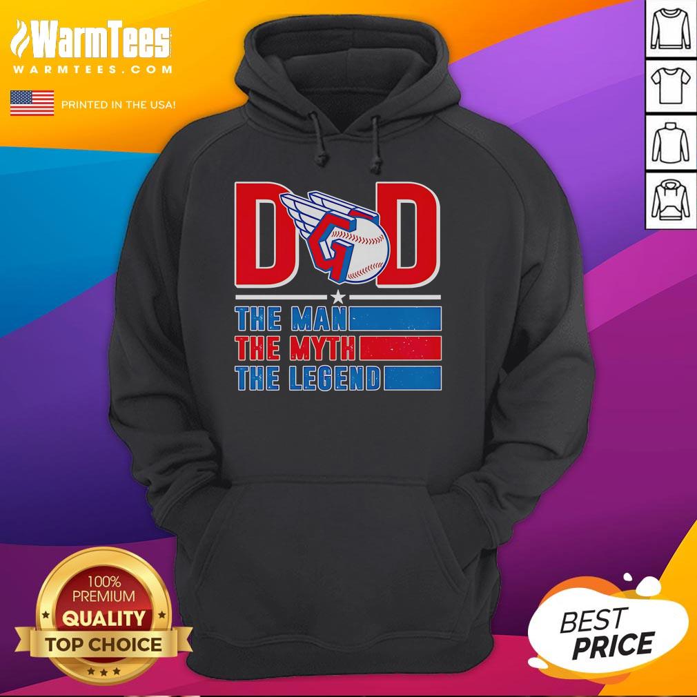 Nice Dad The Man The Myth The Legend Cleveland Guardians T-Shirt - Image 2