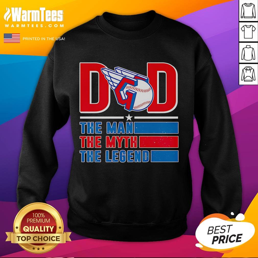 Nice Dad The Man The Myth The Legend Cleveland Guardians T-Shirt - Image 5