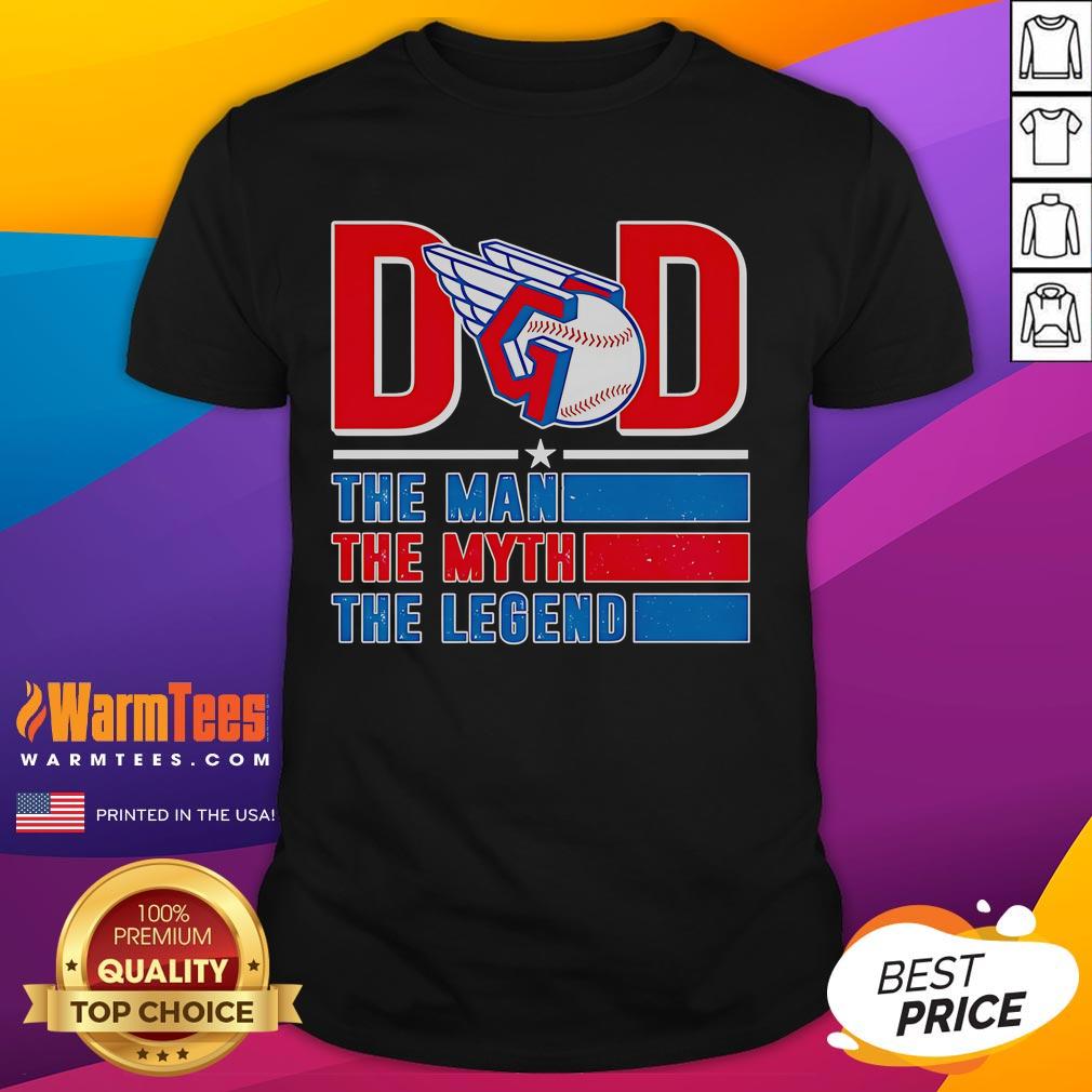 Nice Dad The Man The Myth The Legend Cleveland Guardians T-Shirt