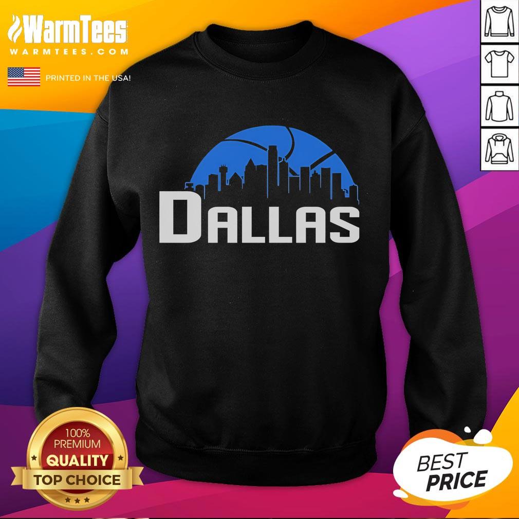 Nice Dallas Cityscape Skyline T-Shirt - Image 5