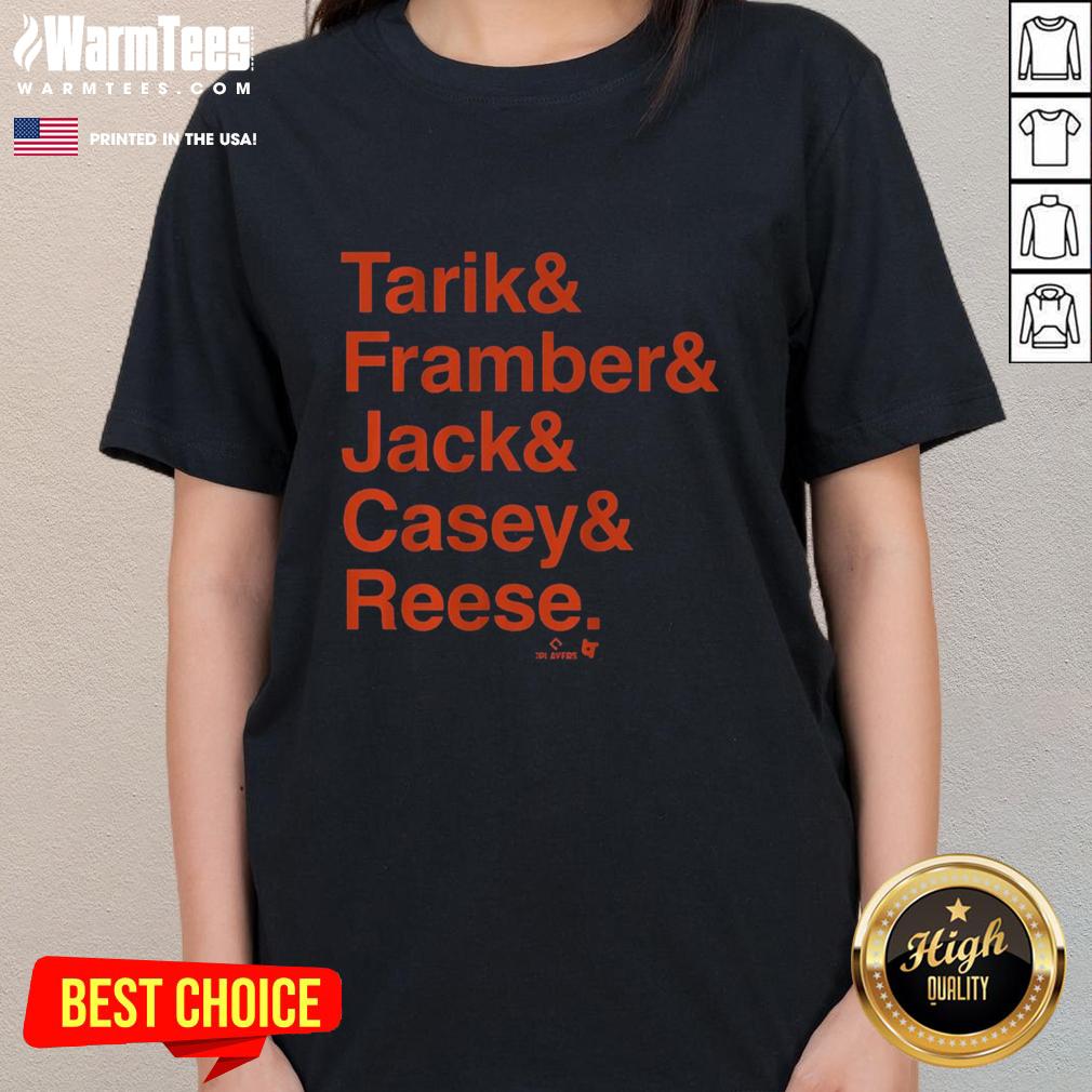 Nice Detroit Baseball Tarik & Framber & Jack & Casey & Reese T-Shirt - Image 3