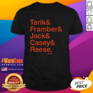 Nice Detroit Baseball Tarik & Framber & Jack & Casey & Reese T-Shirt