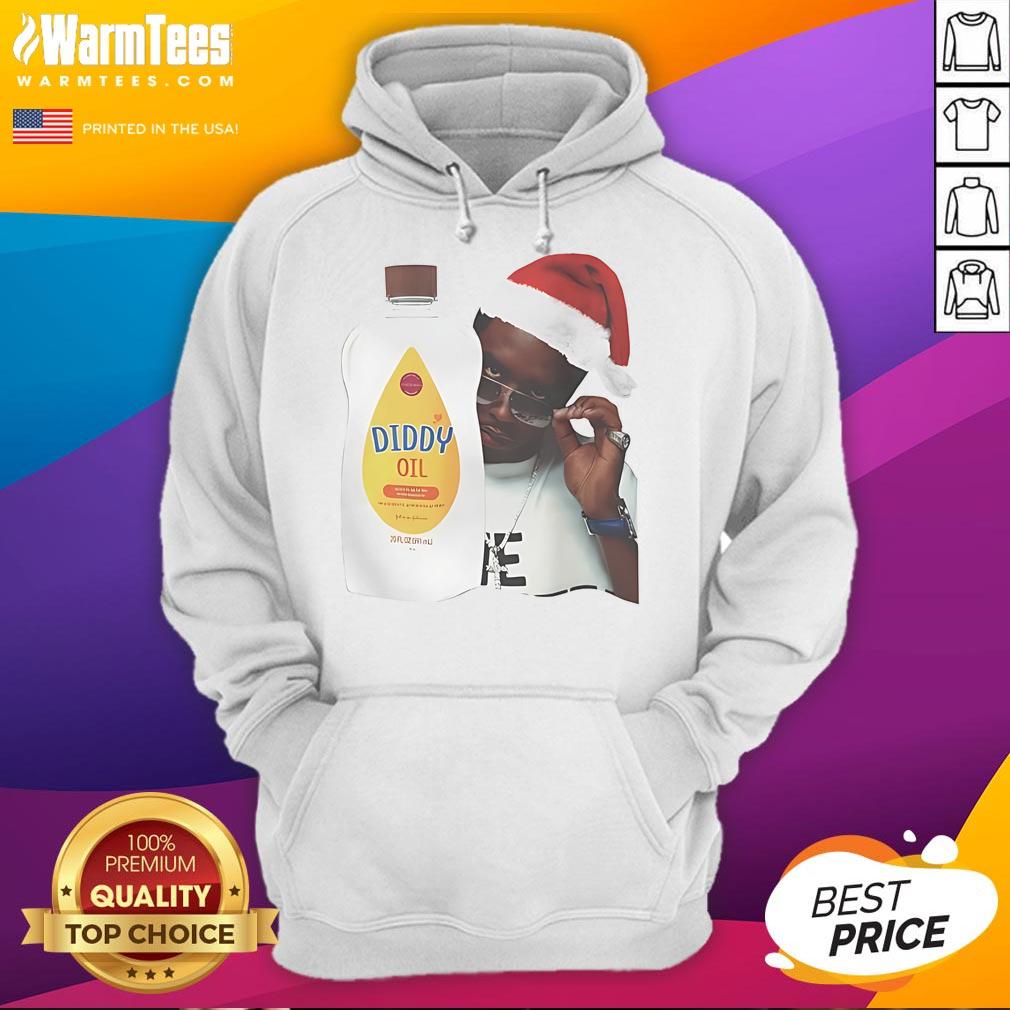 Nice Diddy Baby Oil Christmas Santa T-Shirt - Image 2