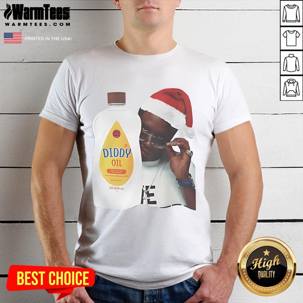 Nice Diddy Baby Oil Christmas Santa T-Shirt