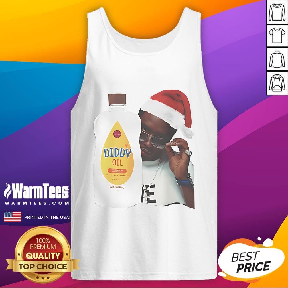 Nice Diddy Baby Oil Christmas Santa T-Shirt - Image 4