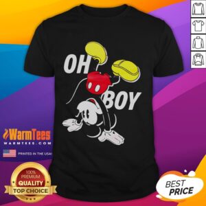 Nice Disney Mickey Mouse Oh Boy T-Shirt