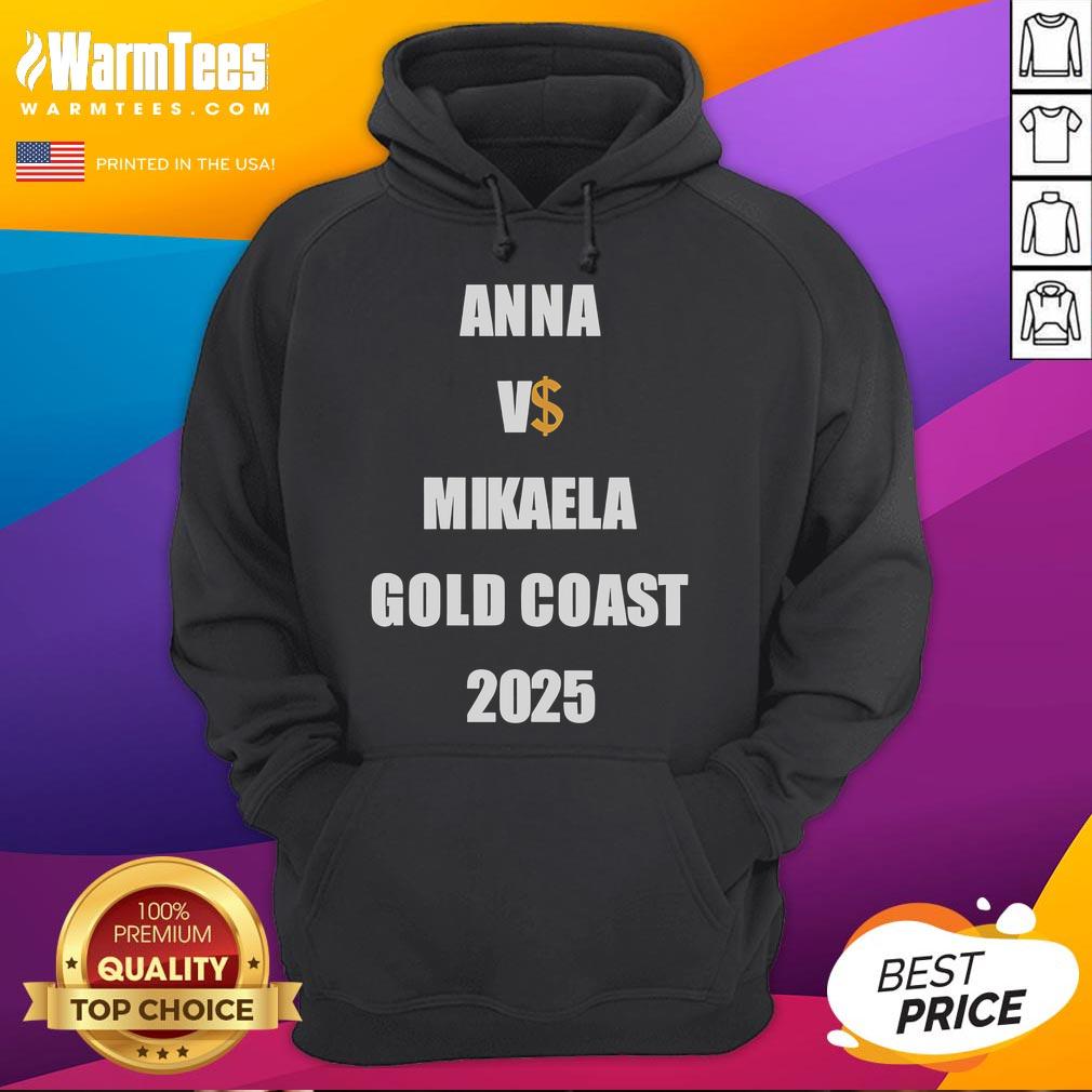 Nice Drake Anna Vs Mikaela Gold Coast 2025 T-Shirt - Image 2
