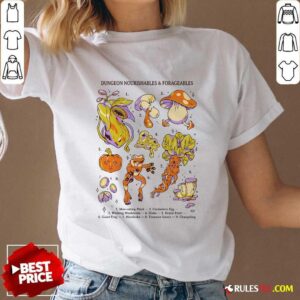 Alternative view of Nice Dungeon Nourishables And Forageables Gourmand Grimoire T-Shirt