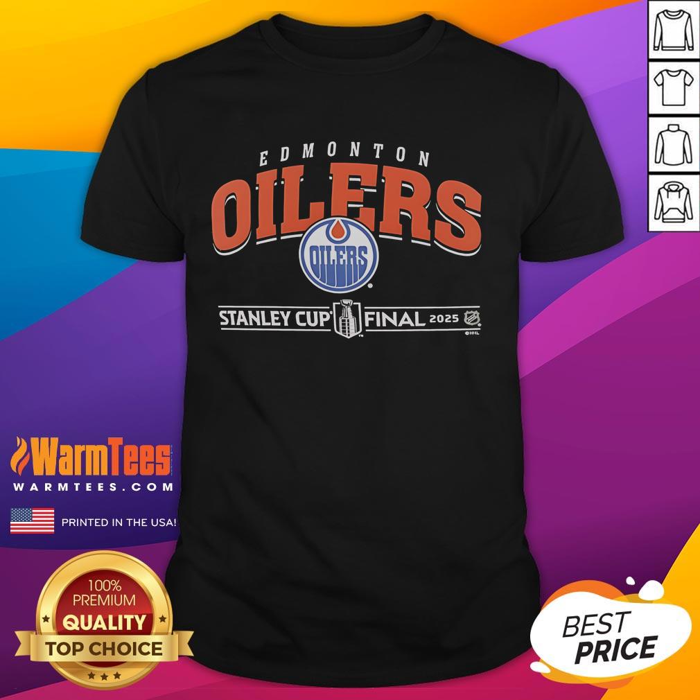 Nice Edmonton Oilers Hockey 2025 Stanley Cup Final T-Shirt