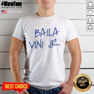 Nice Eduardo Camavinga Wearing Baila Vini Jr T-Shirt