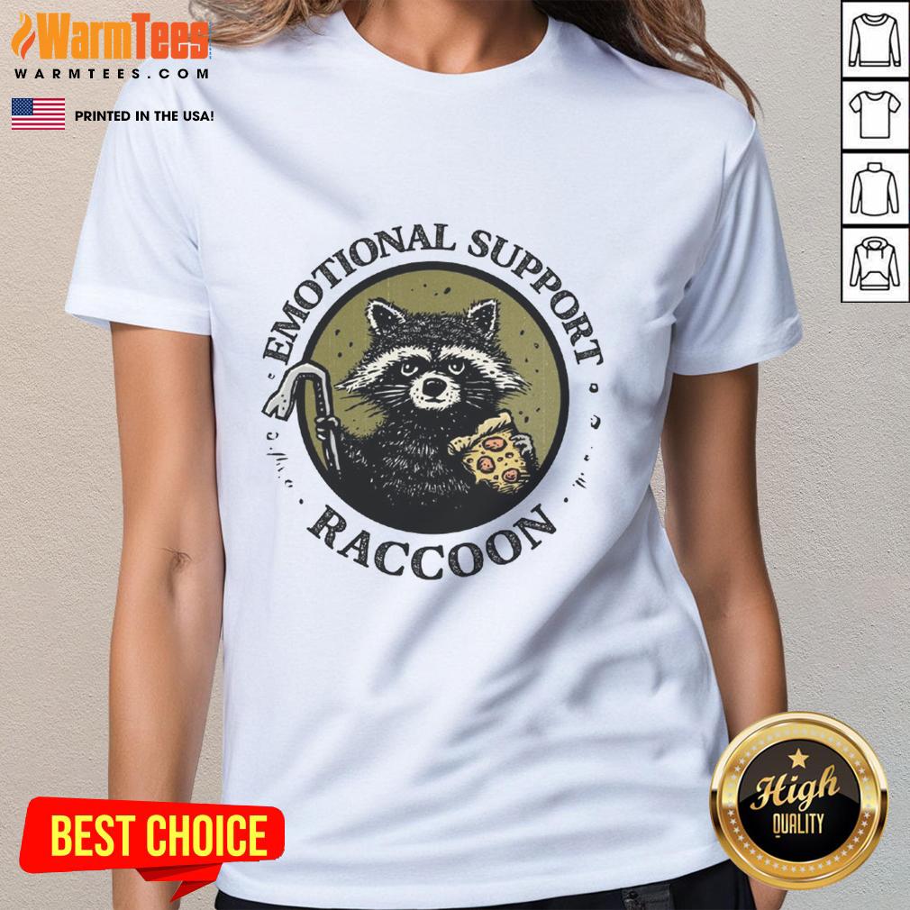 Nice Emotional Support Raccoon T-Shirt - Image 3