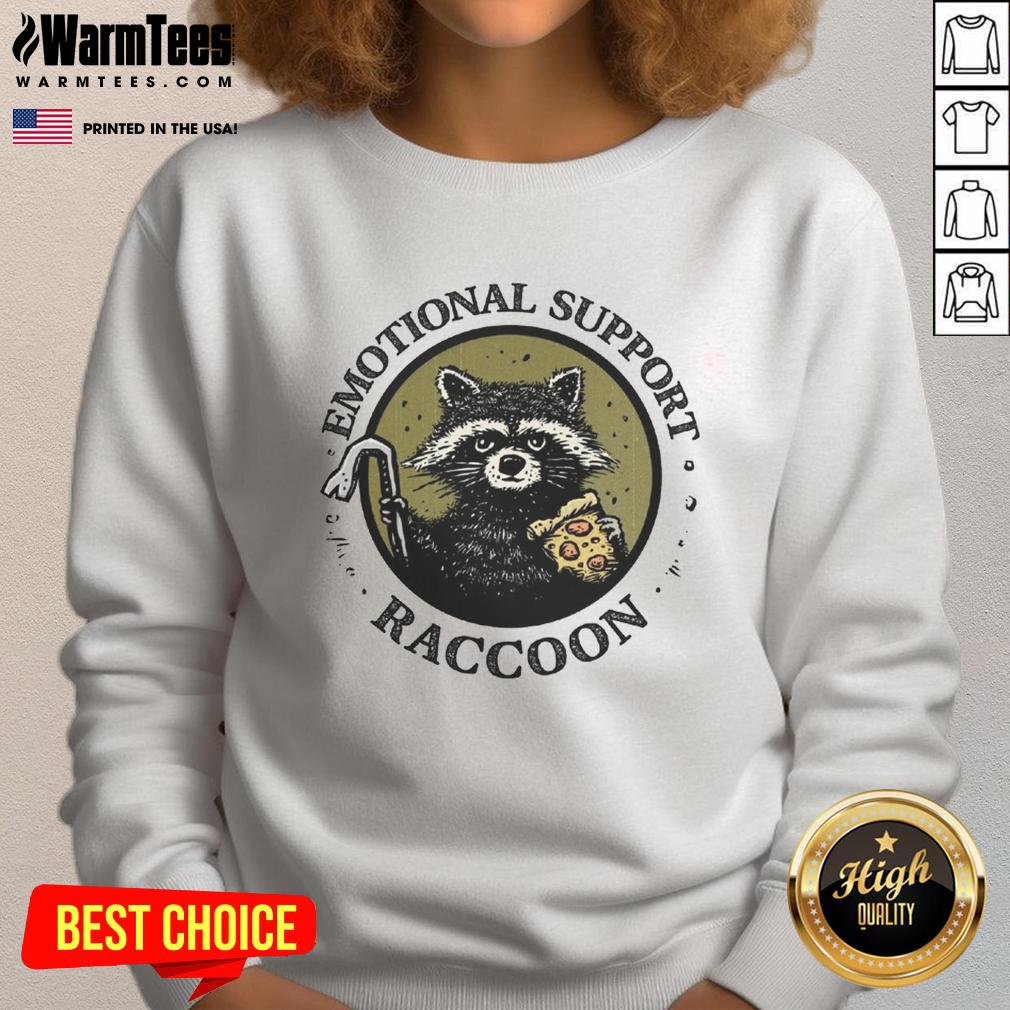 Nice Emotional Support Raccoon T-Shirt - Image 5