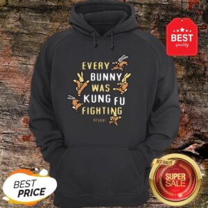 Alternative view of Nice Every Bunny Was Kung Fu Fighting Heyah Shirt