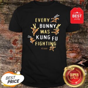 Nice Every Bunny Was Kung Fu Fighting Heyah Shirt
