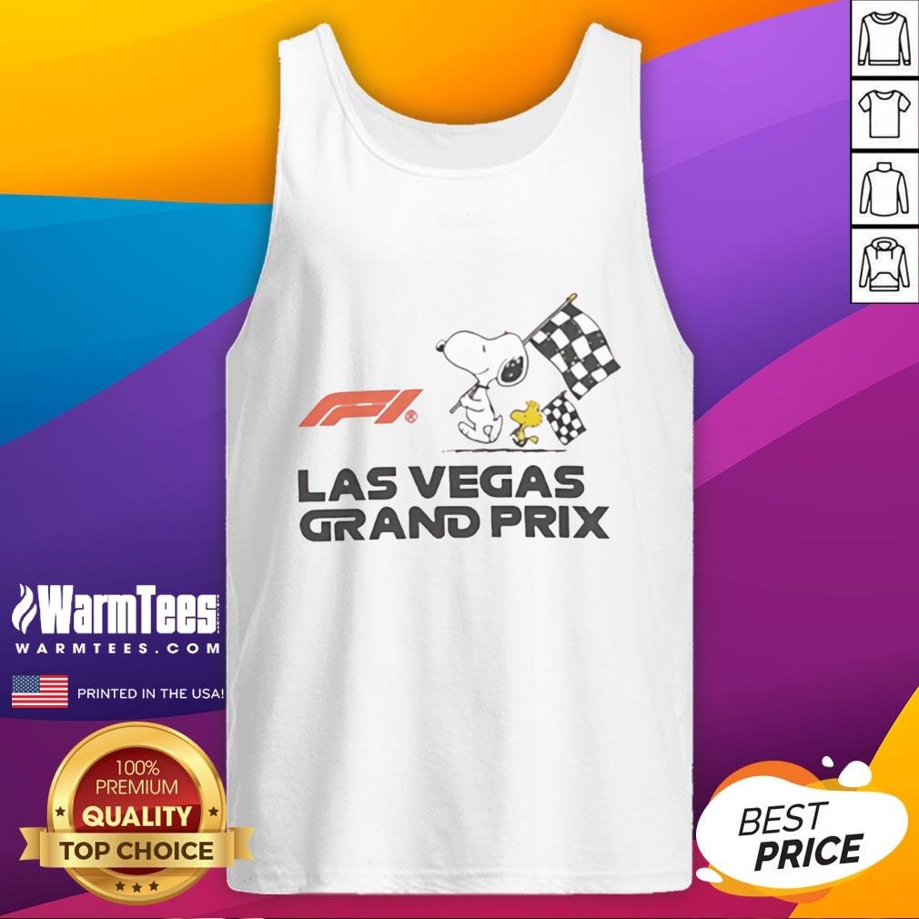 Nice F1 Peanuts Las Vegas Grand Prix T-Shirt - Image 4