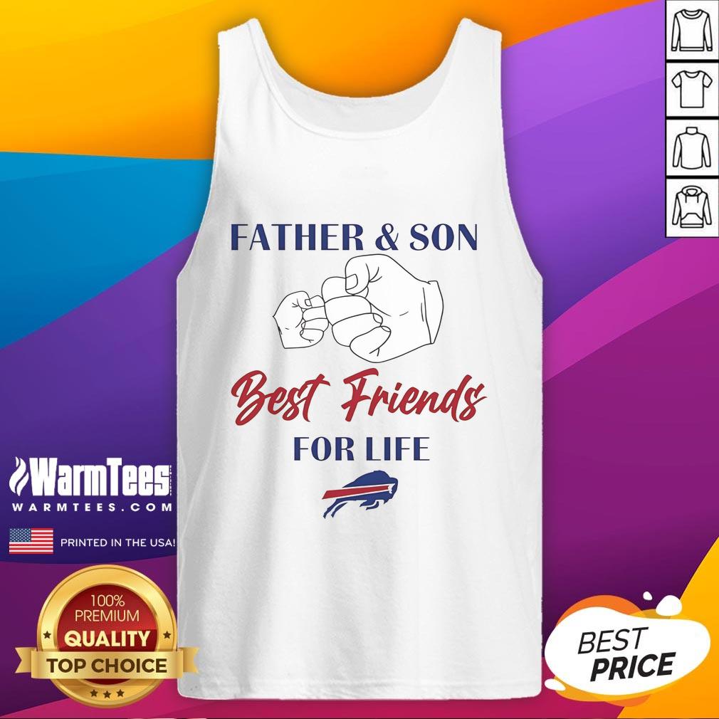 Nice Father And Son Best Friends For Life Buffalo Bills Logo T-Shirt - Image 4