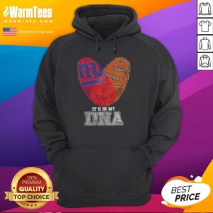Alternative view of Nice Fingerprints New York Giants X Syracuse Orange It's In My Dna T-Shirt