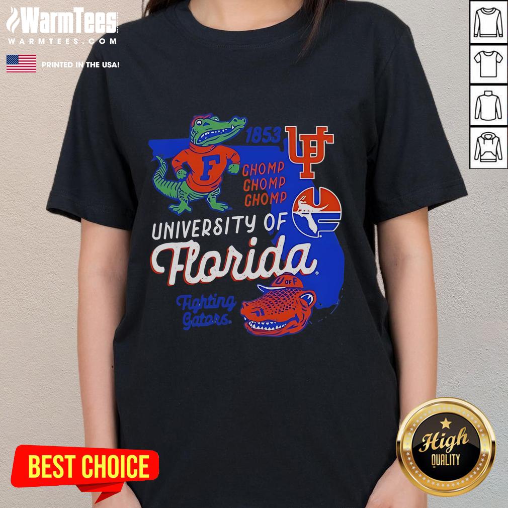 Nice Florida Gator Chomp Chomp Chomp University Of Florida T-Shirt - Image 3