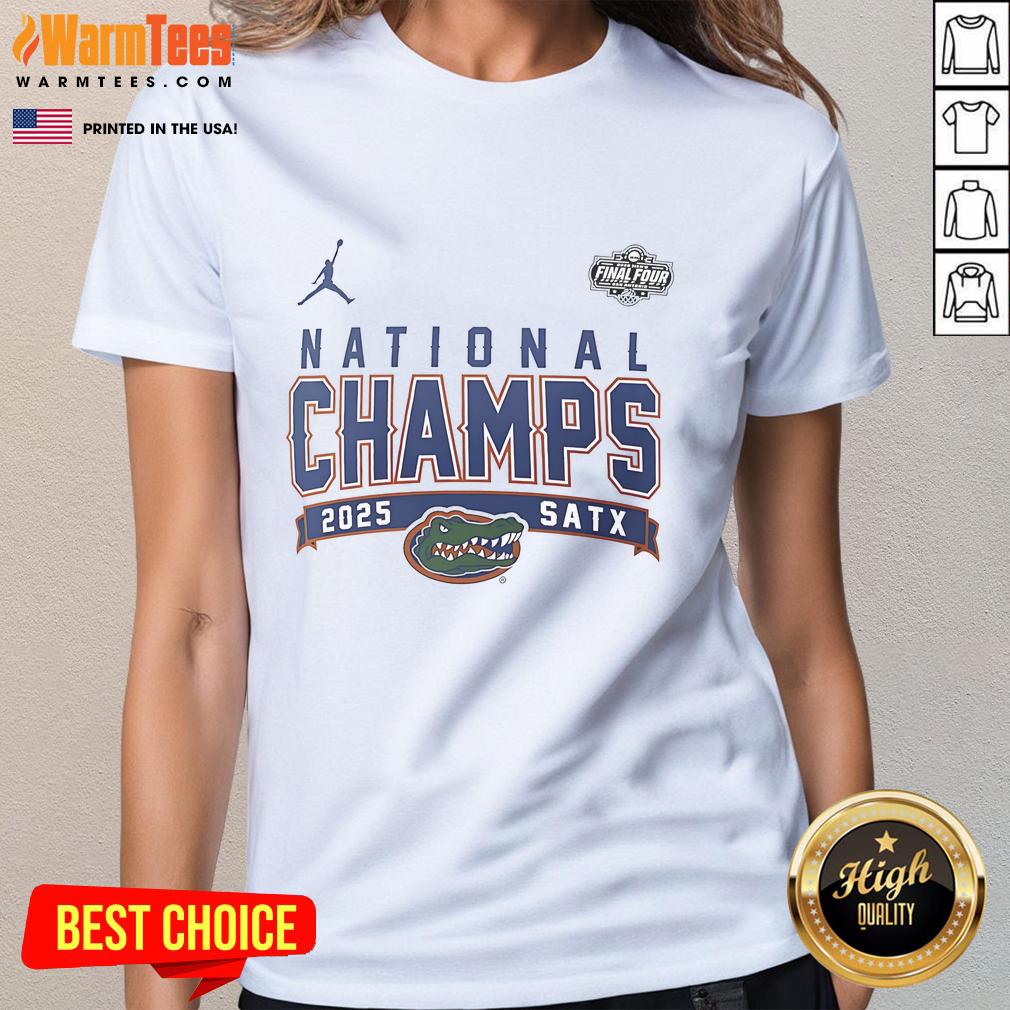 Nice Florida Gators 2025 NCAA Men's Basketball National Champions T-Shirt - Image 3