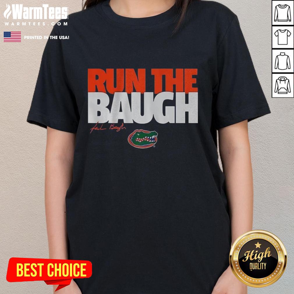 Nice Florida Gators Jadan Baugh Run The Baugh T-Shirt - Image 3