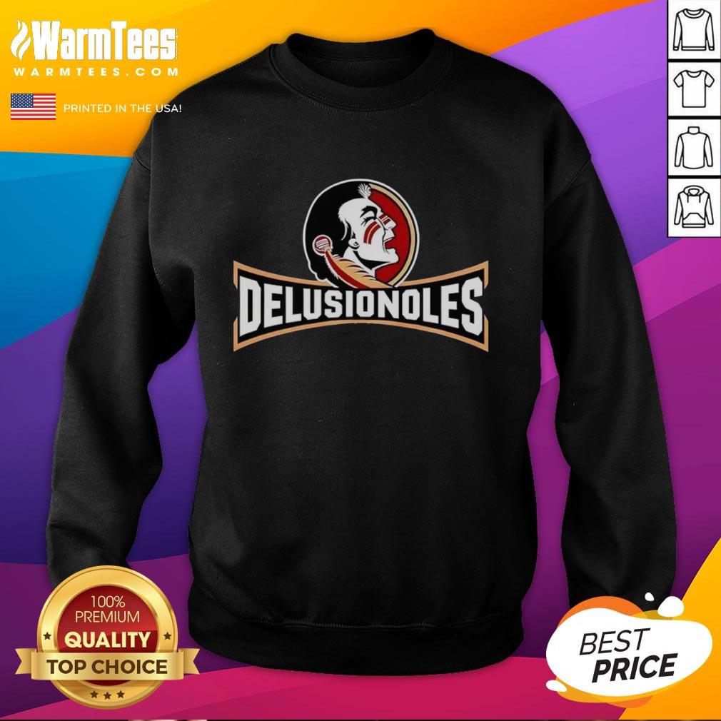 Nice Florida State Seminoles Delusionoles Logo T-Shirt - Image 5