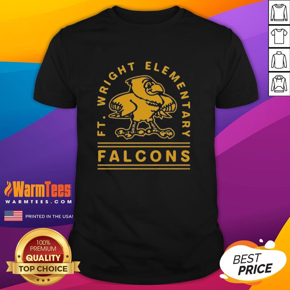 Nice Ft Wright Falcons Gold Arch T-Shirt