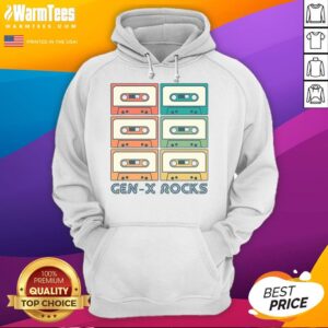 Alternative view of Nice Gen-X Rocks Retro Cassette Tape T-Shirt