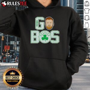 Alternative view of Nice Go Bos Kristaps Porzingis Boston Celtics T-Shirt
