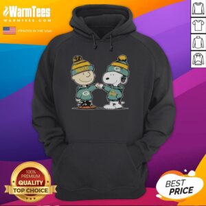 Alternative view of Nice Green Bay Packers Snoopy And Charlie Brown Best Friends T-Shirt