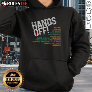Alternative view of Nice Hands Off Our Freedoms Protect What Matters T-Shirt