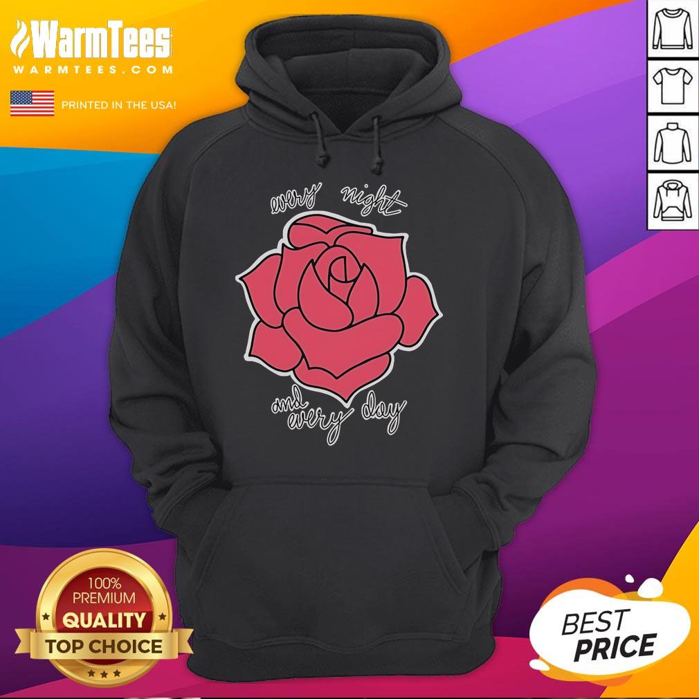 Nice Haywire Every Night And Every Day Rose T-Shirt - Image 2