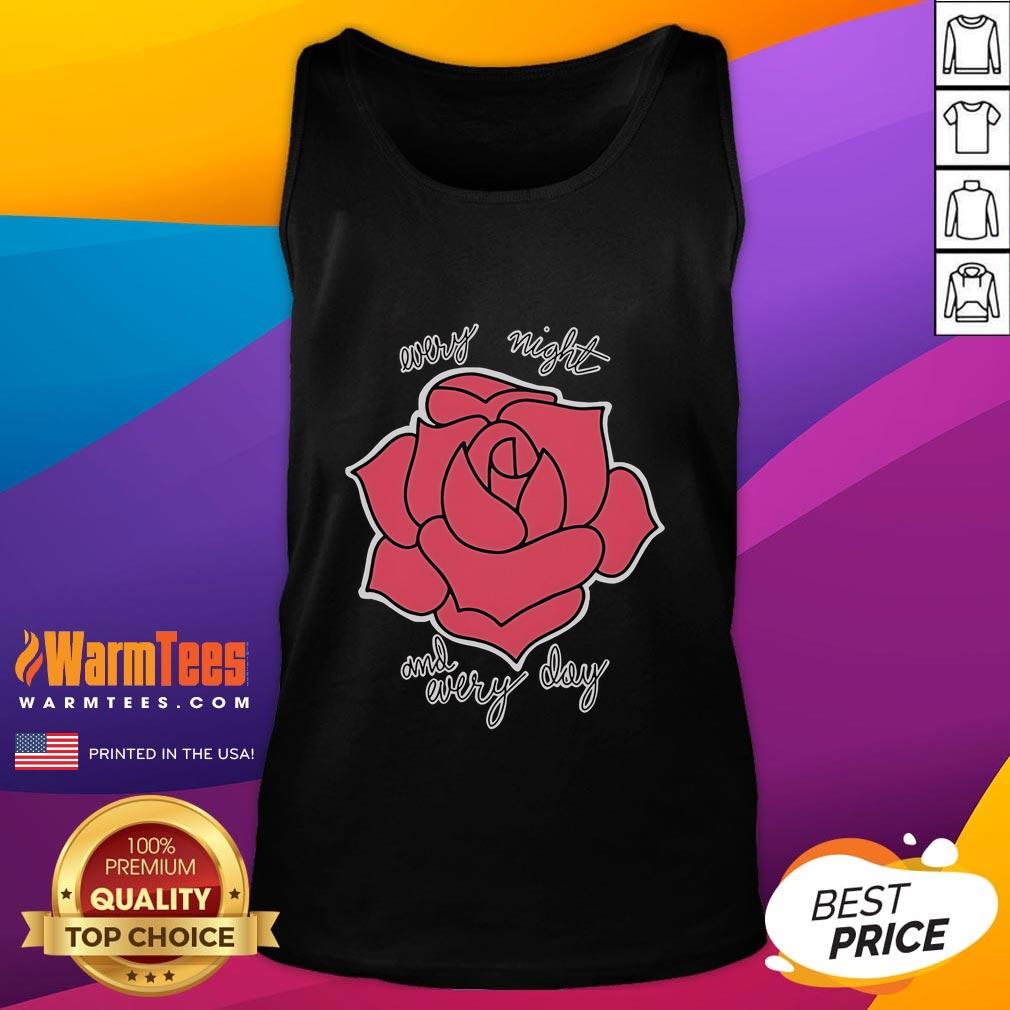 Nice Haywire Every Night And Every Day Rose T-Shirt - Image 4