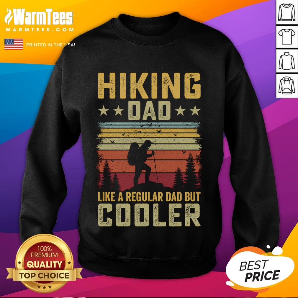Nice Hiking Dad Like A Regular Dad But Cooler T-Shirt - Image 5
