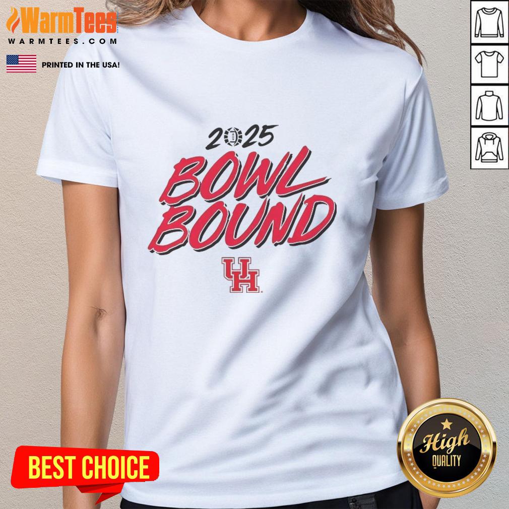 Nice Houston Cougars Willie Fritz Bowl Bound 2025 T-Shirt - Image 3
