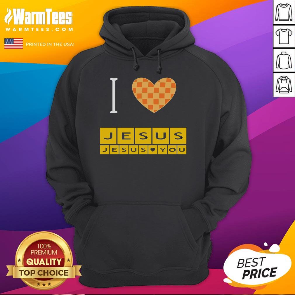 Nice I Heart Jesus And Jesus Loves You T-Shirt - Image 2