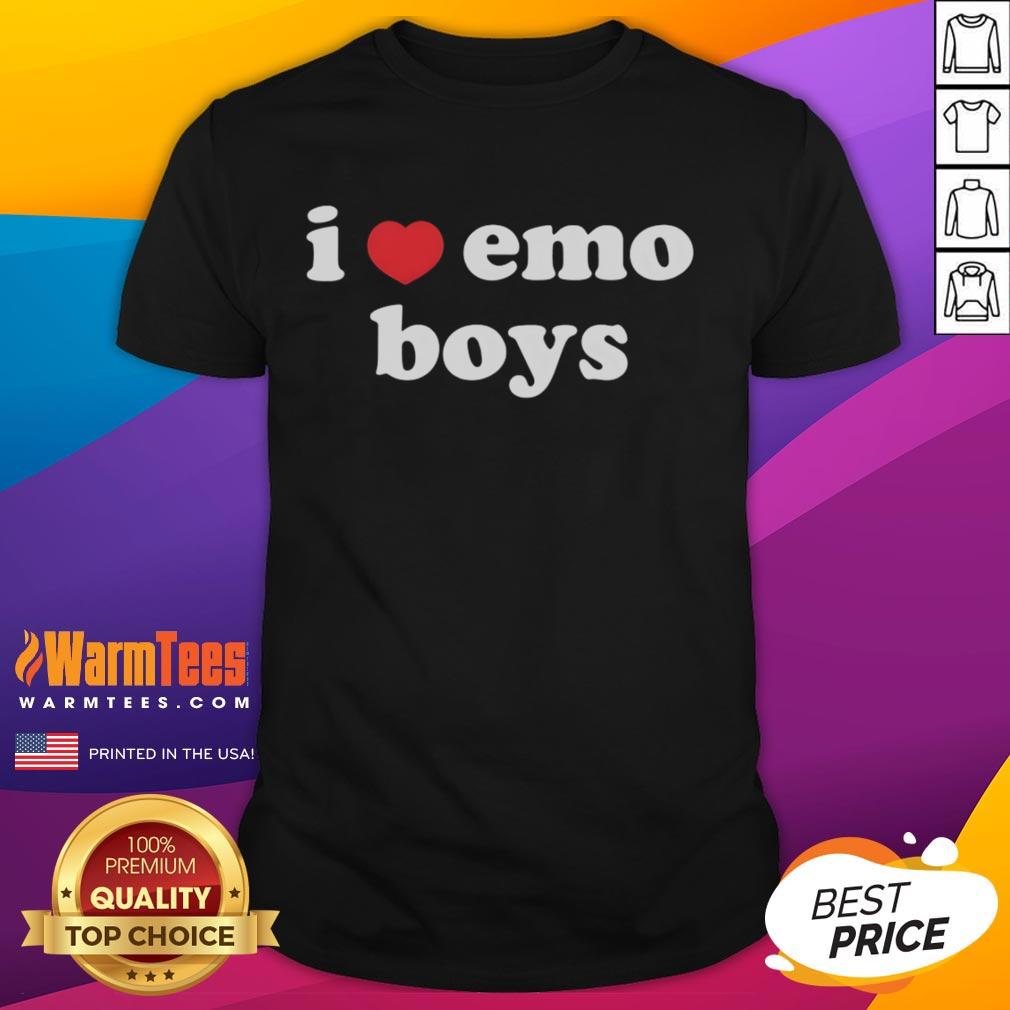 Nice I Love Emo Boys T-Shirt