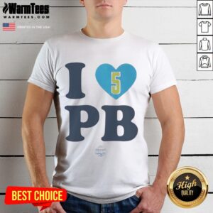 Nice I Love Paige Bueckers 5 T-Shirt